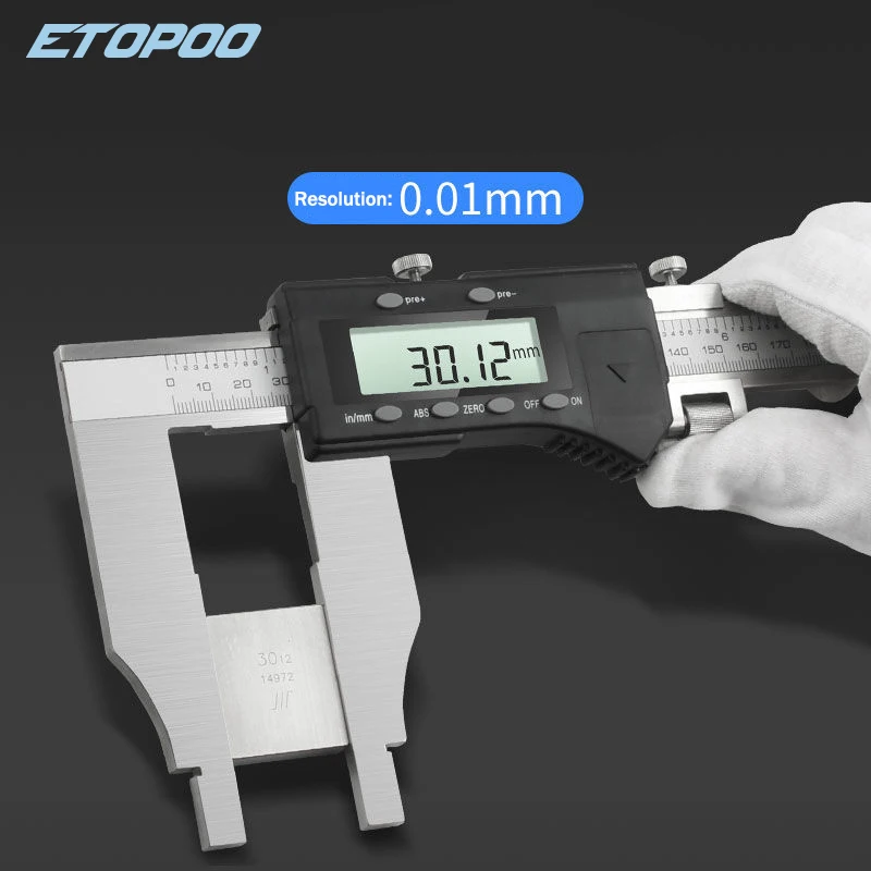 Electronic Digital Vernier Calipers 0-500mm 0.01mm  Stainless Steel Large Range Caliper Gauge Tool