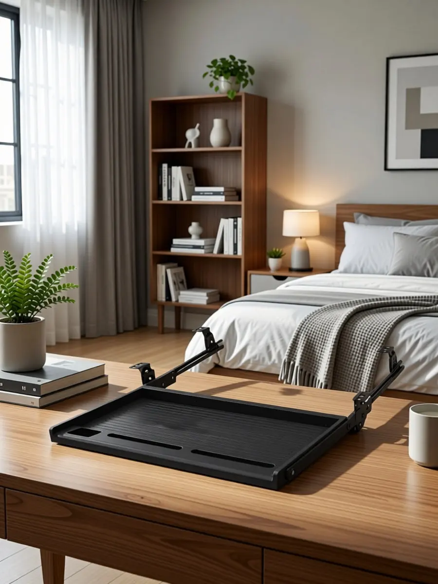 1Set Keyboard Tray Under Desk Sturdy Sliding Drawer Office Pull Out Keyboard Shelf Space Saving Under Table Drawer