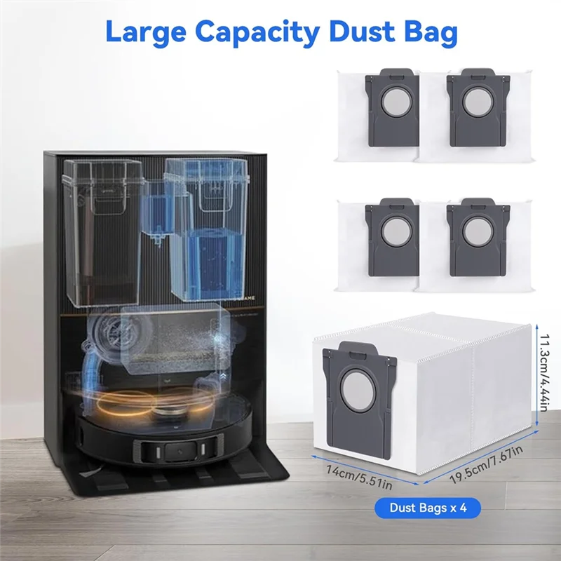 Комплект сменных аксессуаров M04K для робота-пылесоса Dreame L30 Ultra/X30/X30 Ultra/X30 Pro Ultra/X30 Pro Plus