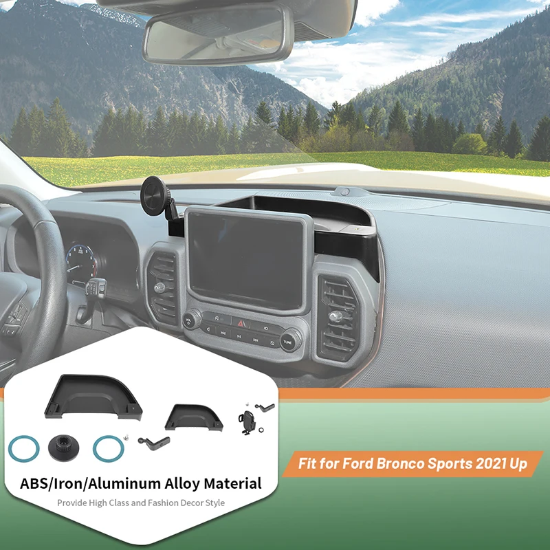 

Держатель для телефона и органайзер для центральной панели управления автомобиля Ford Bronco Sport 2021+ (аксессуары для интерьера)