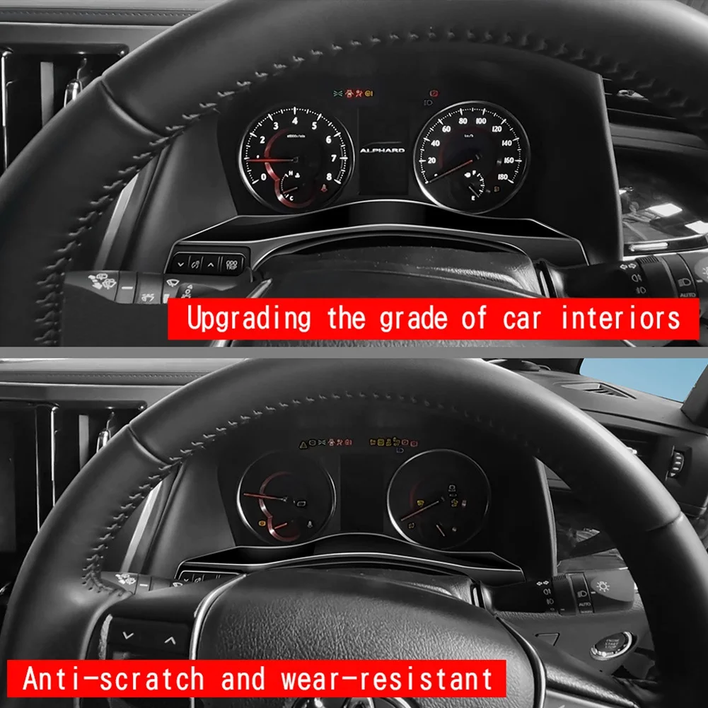 

Car Instrument Frame Meter Display Frame Cover Trim For Toyota ALPHARD VELLFIRE 30 Series 2018-2022