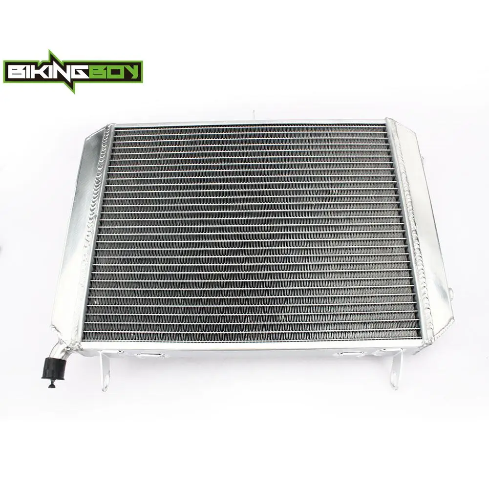 BIKINGBOY Engine Water Cooing Cooler Radiator For Yamaha FJR 1300 00 01 02 03 04 05 FJR1300 5JW124610000 Aluminium Polished