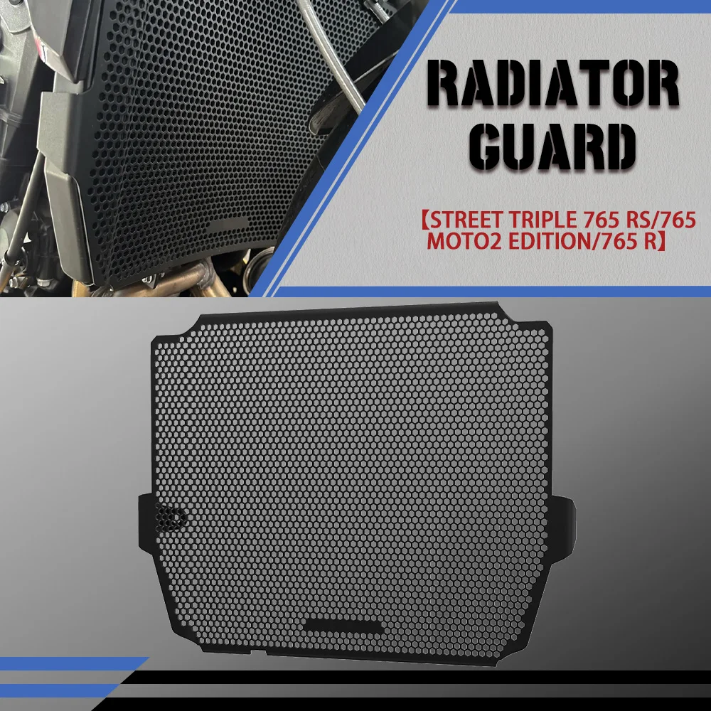 

For Street Triple StreetTriple 765 R/RS Motorcycle CNC Radiator Grille Guard Cover Fuel Tank Protecion 2023 2024 Moto2 Edition