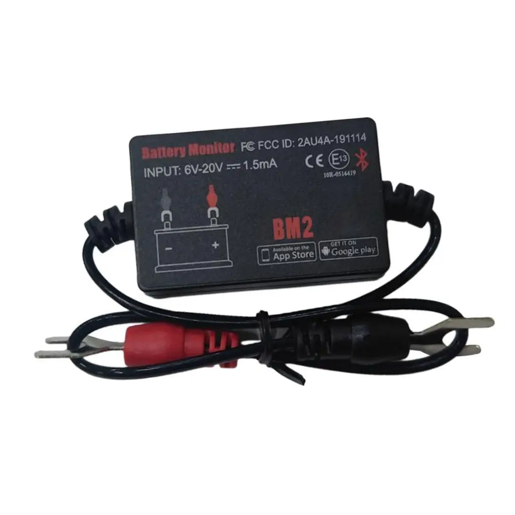 Bluetooth 4.0 Battery Monitor Tester Alarm 12 4WD Car BM2 BM3