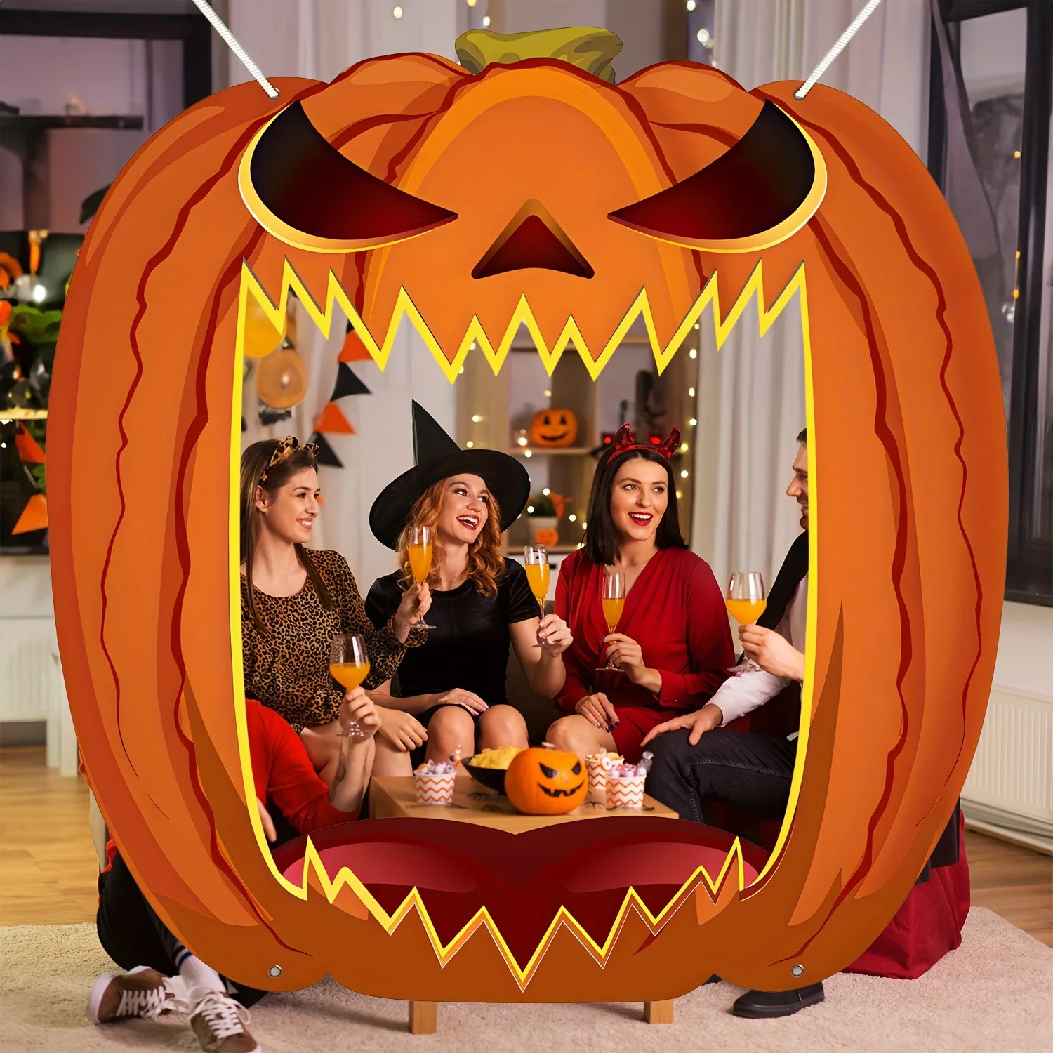 Photo Booth Frame - Cadre géant pour photomaton Jack O'Lantern,