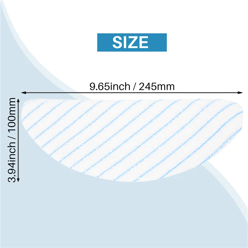 N18R 25 قطعة منصات التطهير ستوكات القابل للتصرف ل Ecovacs جهاز آلي لتنظيف الأتربة OZMO T8 / T8 +/ T8 AIVI/ N8/ N8 Pro/ N8 Pro +