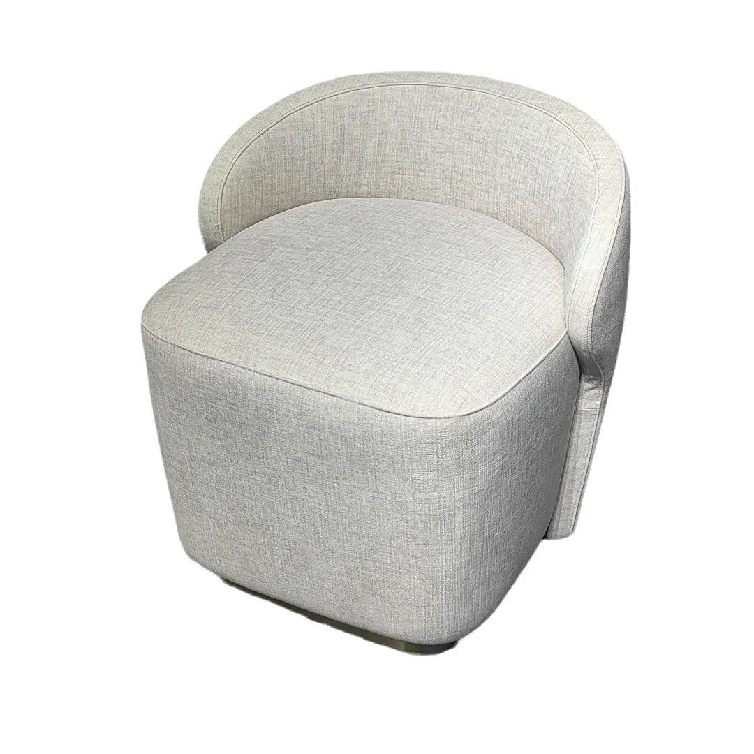 

Dressing stool light luxury premium bedroom rotating back chair round simple square French makeup