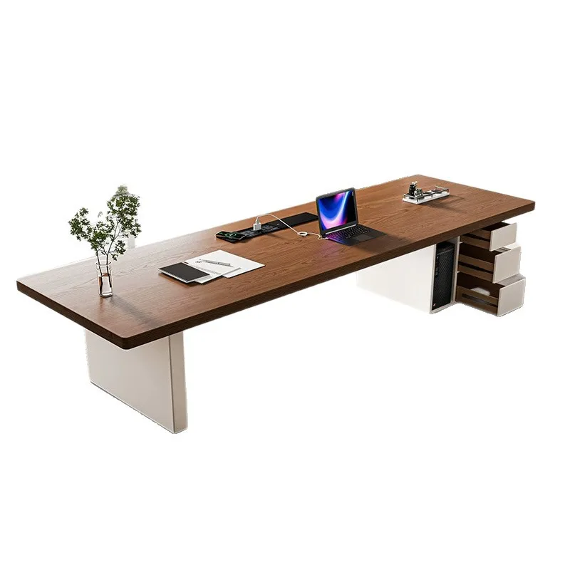 

Retro Bedroom Office Desks Reception Simple Storage Study Office Desks Living Room Artificial Board Furniture Стол MH40BGZ