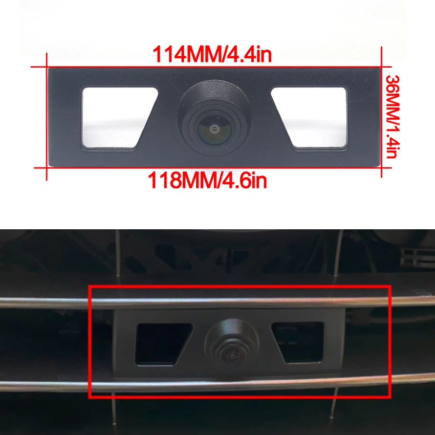 Car Front View Camera For Lexus RX 450h RX400h X200t RX300 RX350 2016 2017 2018 2019 2020 2021 Waterproof Night Vision 1080P