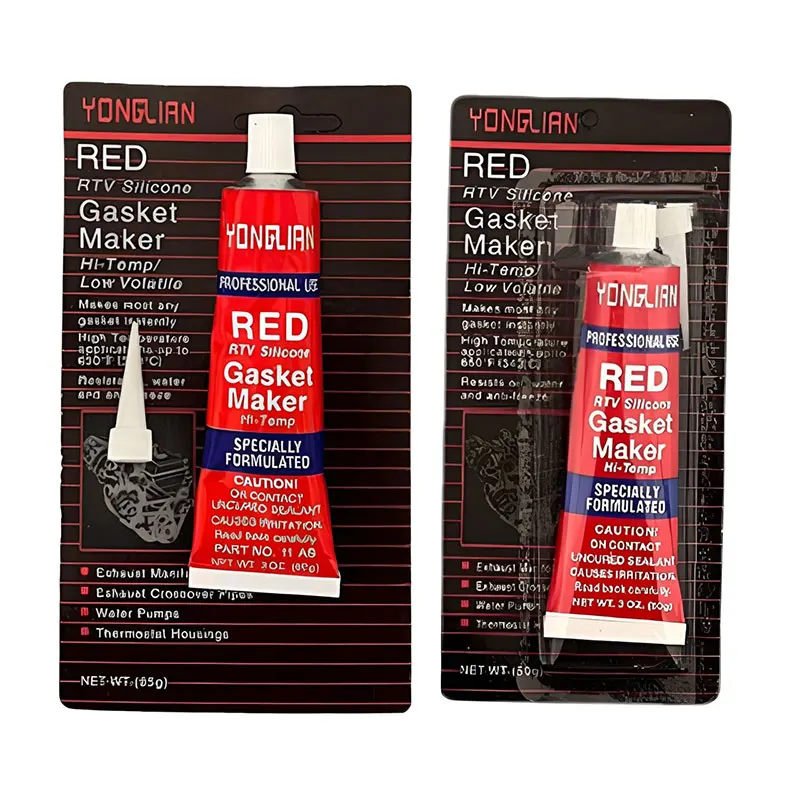 Automotive Engine Sealant Silicone Sealant And Gasket Maker Waterproof Red Silicone Sealant For Engines, Gearboxes, Pumps