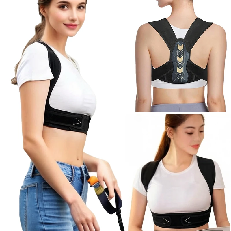 

Adjustable Invisible Back Posture Corrector Hunchback Brace Shoulder Support Correction Belt for Men Women Home Office