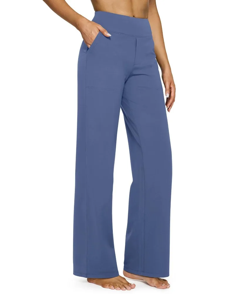 UNITIM Damen-Trainingshose mit weichen, geraden Beinen und Taschen, Yoga-Hose für Damen, lässige, gerade Hose mit hoher Taille, Sport, Yoga, Joggen – Detail 18