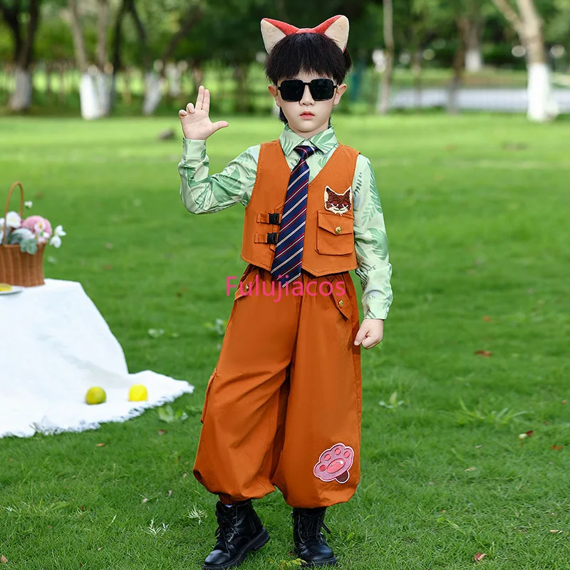 Judy Nick Fox Performance Costume Autumn Rabbit Officer cosplay costume