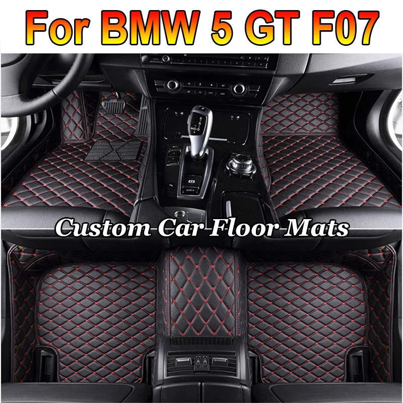 

Car floor mats for BMW 5 GT F07 535i 528i（Five seats）2014 2015 2016 2017 Auto Pads Automobile Carpet Cover Interior Accessories