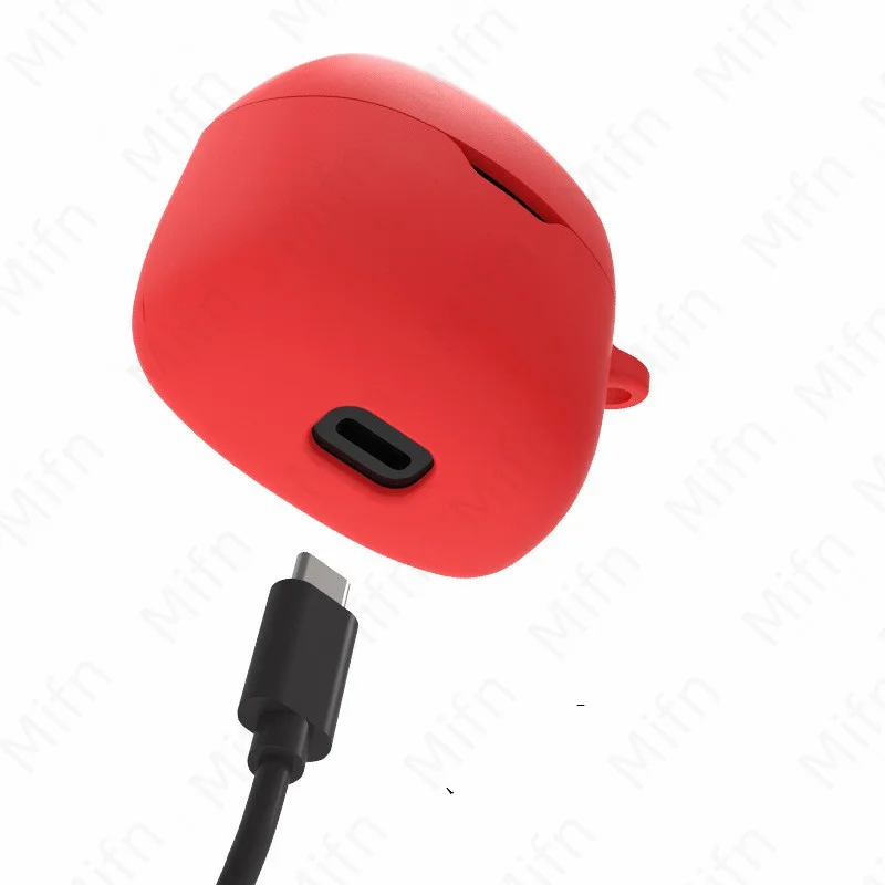 ل JBL لحن فليكس حالة عدم الانزلاق سيليكون سماعة لاسلكية تعمل بالبلوتوث سماعات غطاء مع هوك حماية الحال بالنسبة JBL لحن فليكس Fundas