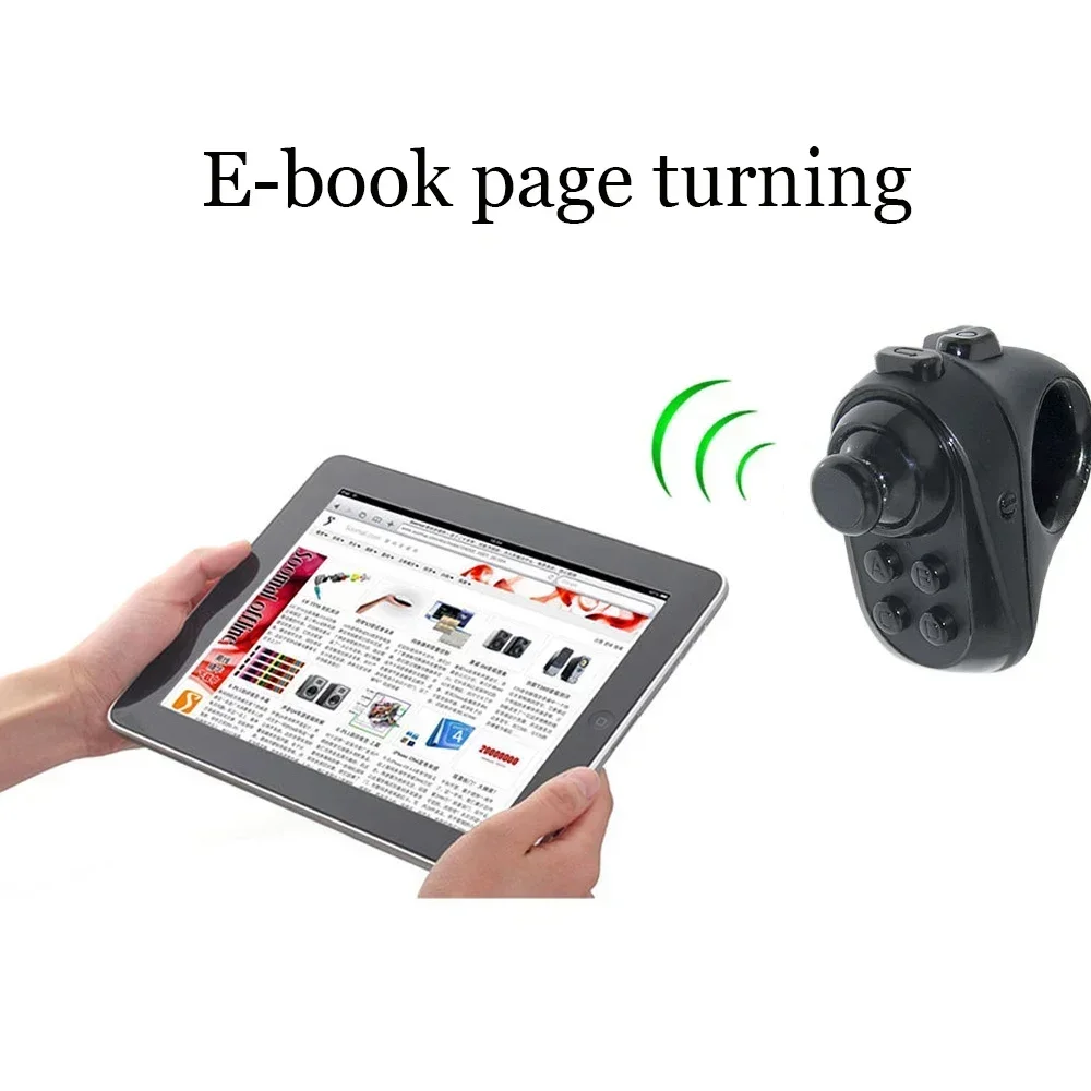 

1PC Wireless Bluetooth Gaming Finger Mouse Remote Control Controller Adapter Gaming Page Function Tablet Mobile Phone