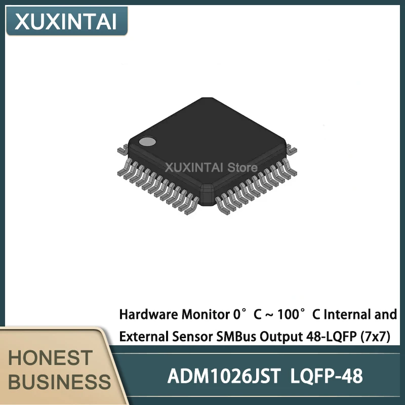 

5Pcs/Lot New Original ADM1026JST ADM1026 Hardware Monitor 0°C ~ 100°C Internal and External Sensor SMBus Output 48-LQFP (7x7)