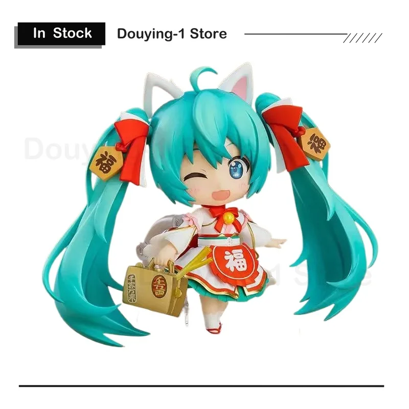 

In Stock GSC 1777 Vocaloid Miku Money Cat Ver. Anime Action Figure Assembly Model Toys Collectible Model Gifts