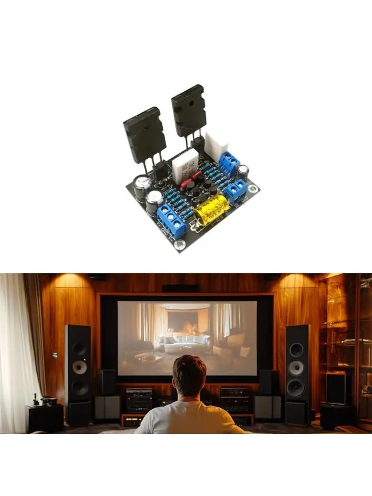 

31BA Mono 100 Вт 4 Ом 2SC5200 2SA1943 20-50 В Hi-Fi плата усилителя мощности с низкими искажениями для домашнего звукового