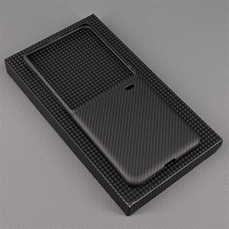 

Чехол для телефона Kaifka подходит для складного телефона Honor MagicV2flip, защитный чехол 2-в-1 с легким арамидным волокном.