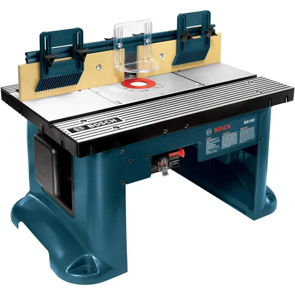 

Benchtop Router Table 27 in. x 18 in. Aluminum Top with 2-1/2 in. Vacuum Hose Port