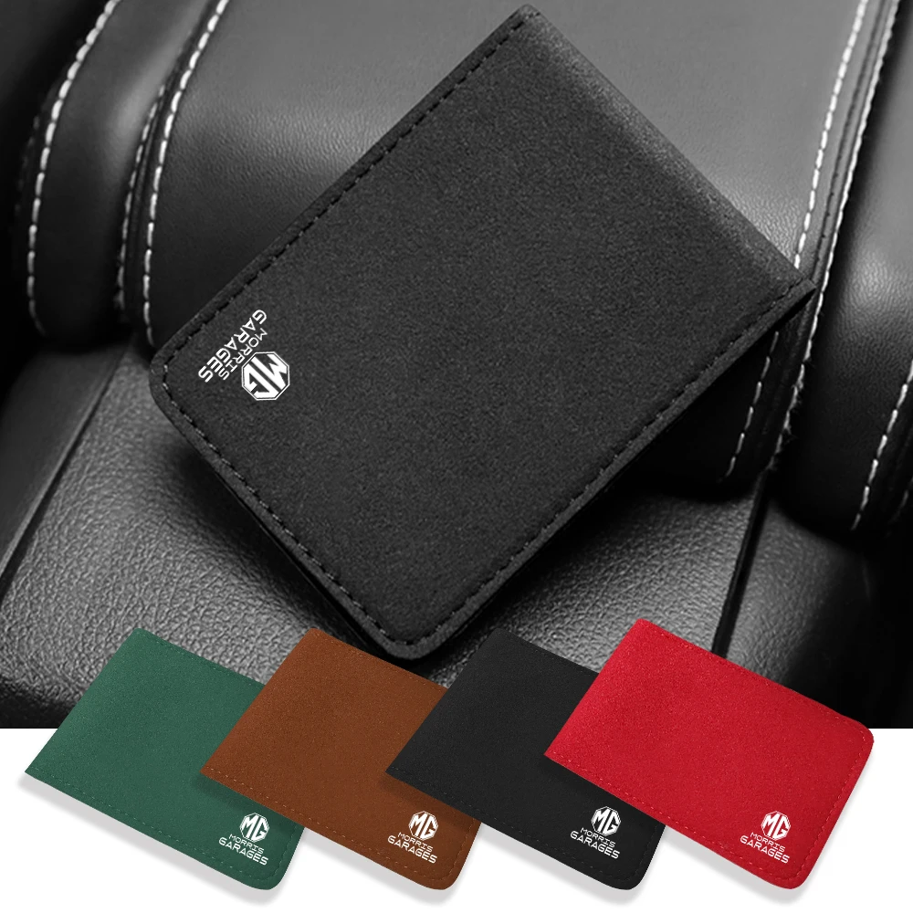 

1Pcs Car Business ID Pass Identity Driver License Card Holder Bag For MG ZS 5 7 6 Cyberster MG4 EV ES5 HS ONE GT GS MG3 EZS 3SW