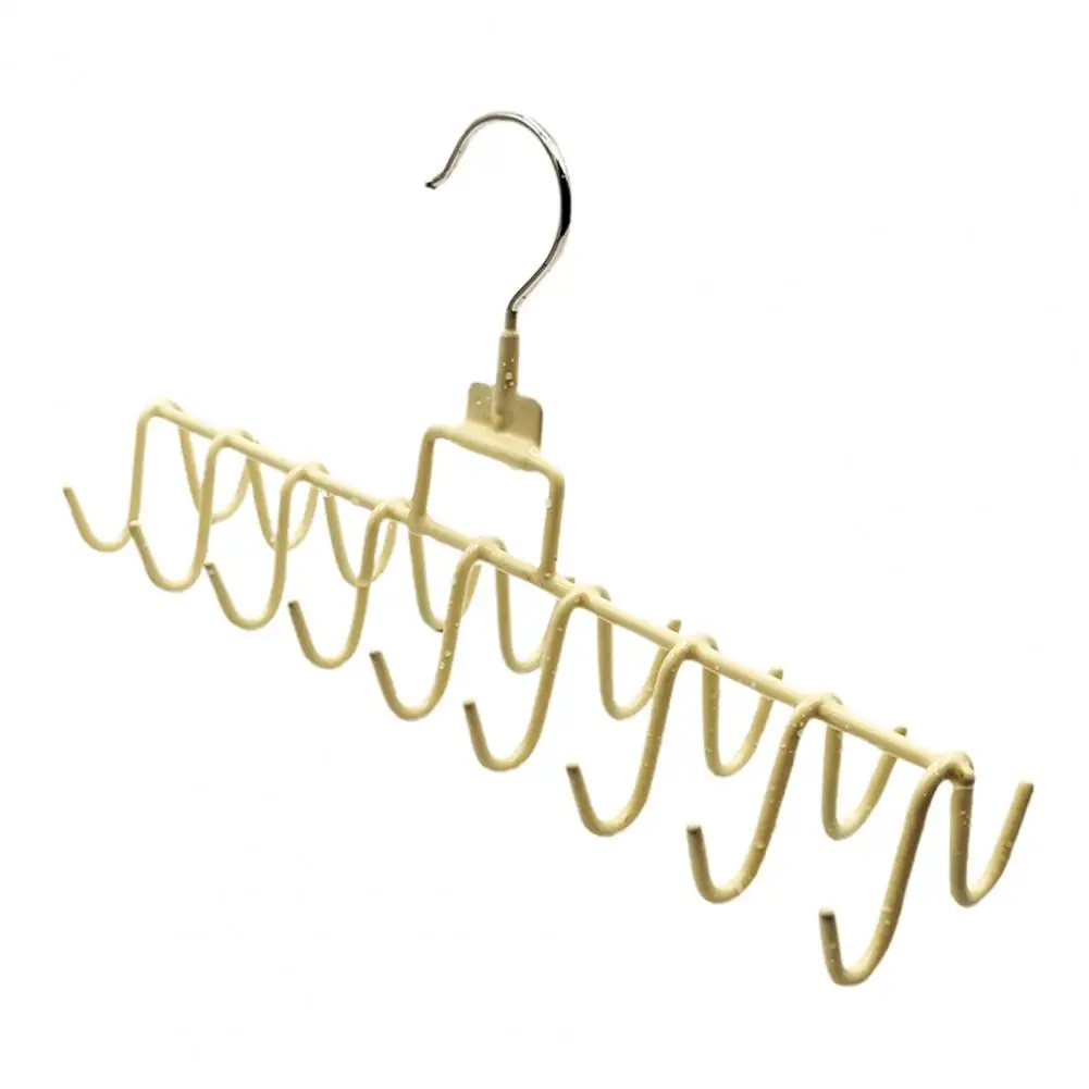 Hat Sock Hanger Rack 18-hook Over Door Organizer Rack Rotating Multifunctional Clothes Hanger Space-saving Wardrobe Storage Home