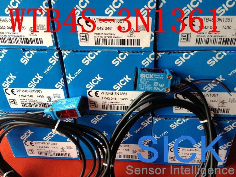 100% New original SICK Photoelectric Sensor WTB4S-3N1361, Item No. 1042046