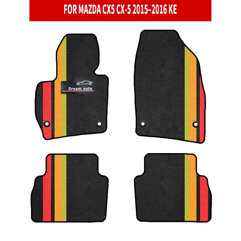 

Custom Car Floor Mats For Mazda CX5 CX-5 2015–2016 KE Waterproof Auto Carpets Foot Coche Accessorie