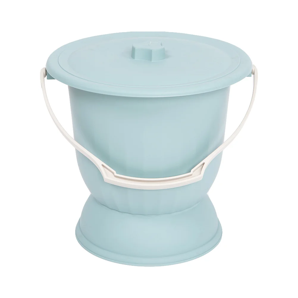 Anti Odor Spittoon Lid Large Size Plastic Urinal Pot for Elderly Children Pregnant Women Portable Night Chamber