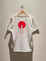 BEAMS JAPAN KYOTO PRINT T-SHIRTS Mt. Fuji 25SS Short-sleeved T-shirt with Small Red Rope Sevenfold Short Sleeve Tee Shirt