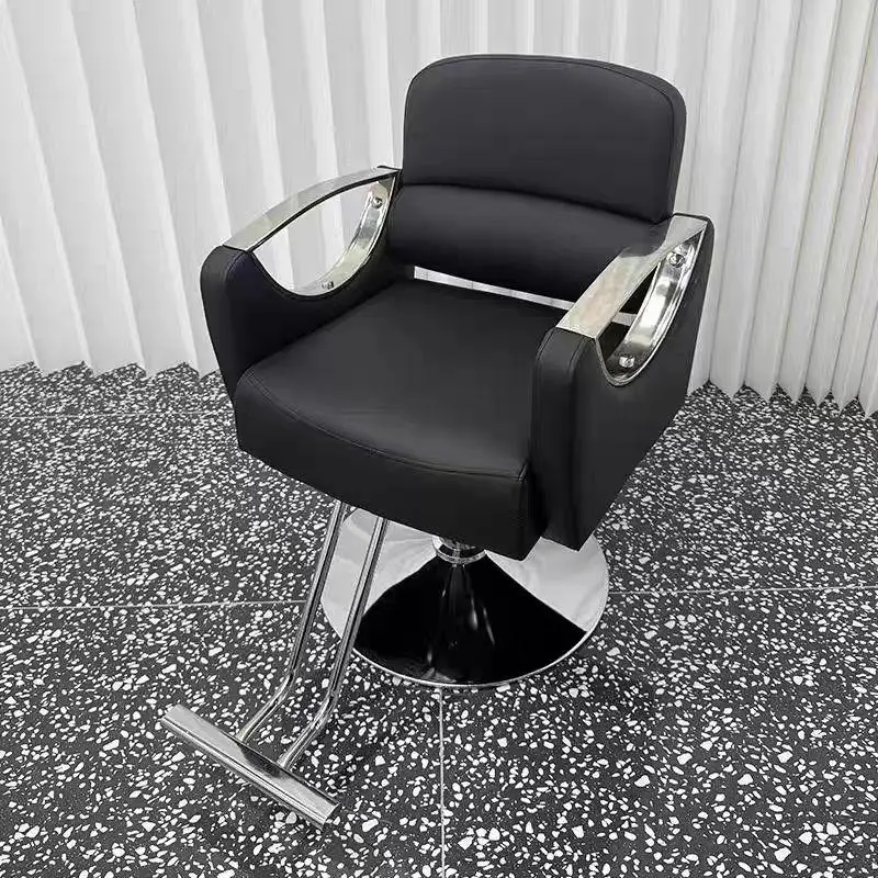 

barber shop chair is dedicated to perm, dye and cut hair in the hair salon, which can be lifted and lowered, rotated and simple