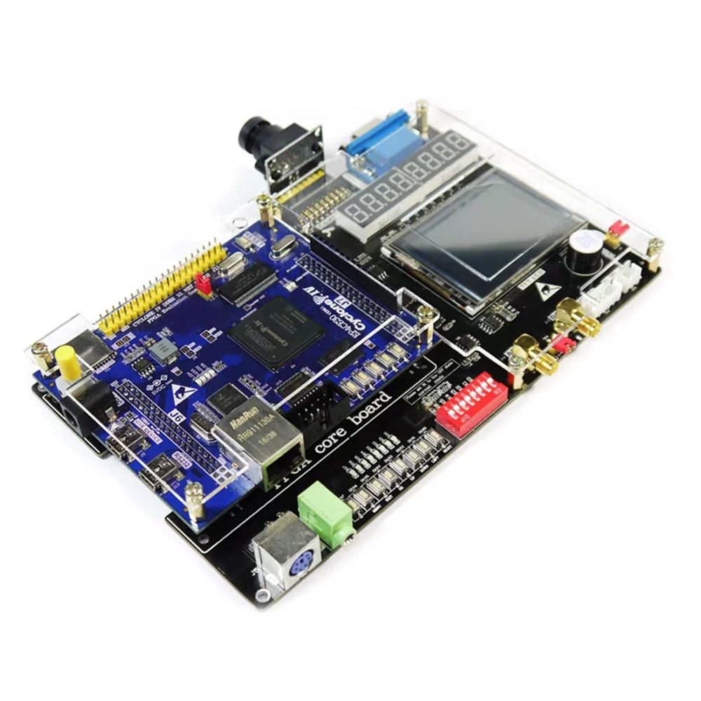 FPGA Development Board EP4CE30 EDA Learning Kit with DDR2, USB2.0, TFT Display, AD/DA, Motor Control, Ethernet