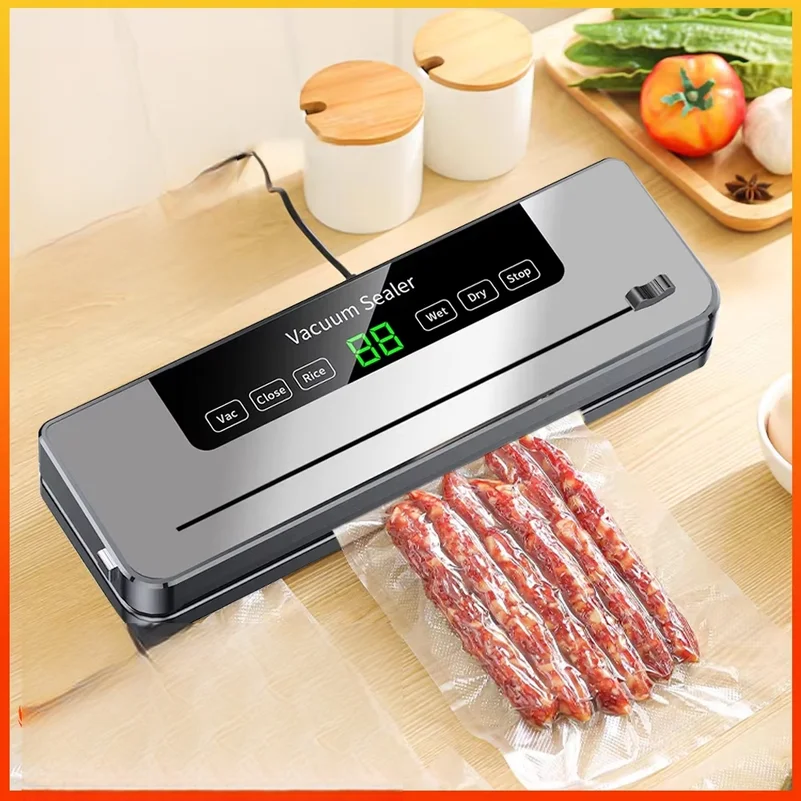 Food Storage Vacuum Sealer Machine - Machine d'emballage sous vide électrique pour