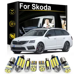 For Skoda Superb 1 2 3 3U 3T 3V3 3V5 Fabia Octavia MK1 MK2 MK3 A5 A7 6Y NJ3 NJ5 Rapid Accessories Canbus Car Interior LED Lights