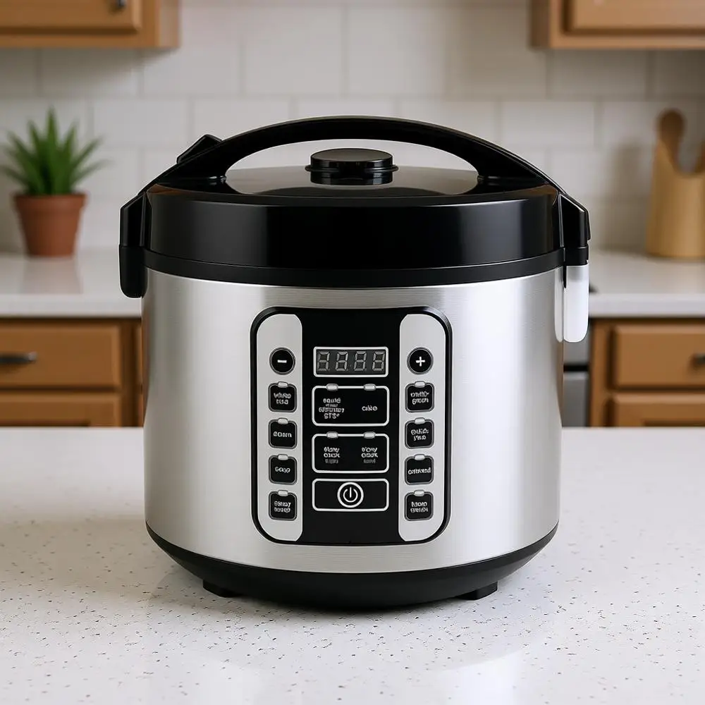 

Цифровая мультиварка-пароварка-скороварка на 20 чашек с 10 интеллектуальными режимами приготовления