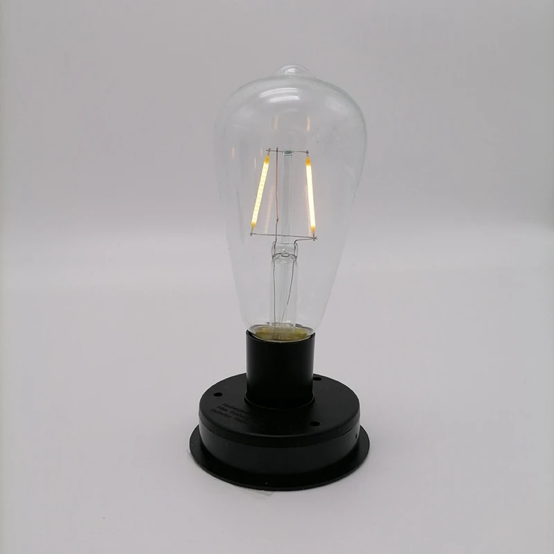 1Pc Solar LED Tungsten Filament Bulb Lamp 2800K Automatyczne czujniki światła Ogrodzenie Lampki nocne do lamp ogrodowych