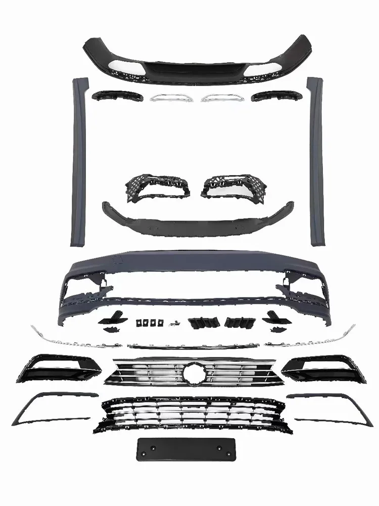 

Suitable for 16-19 Maiteng B8 imported Weilang modification and upgrade rline front bar middle net side skirt
