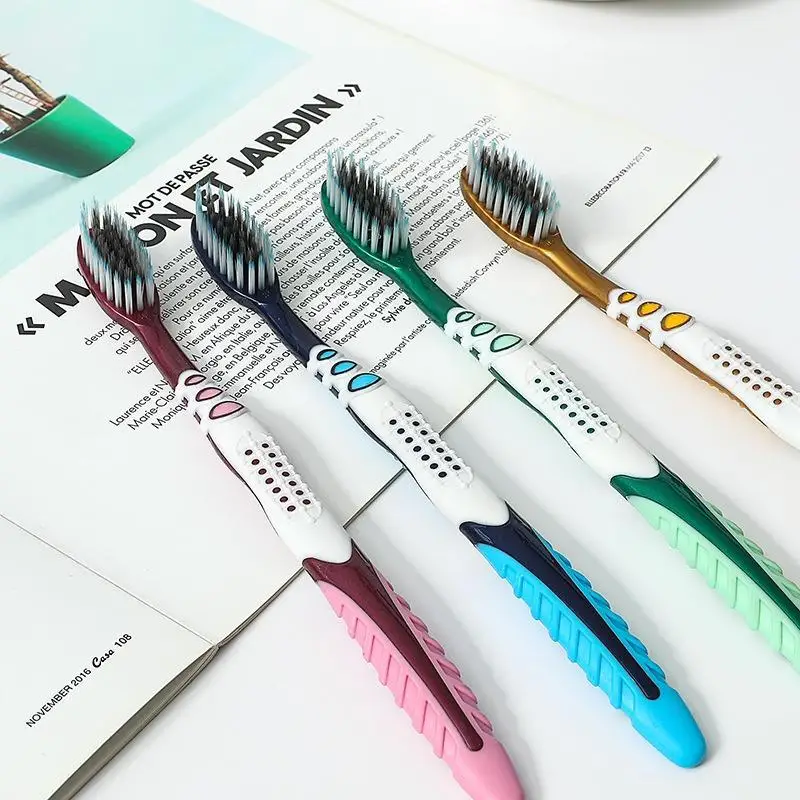 Portable Toothbrush Manual Soft Bristle Clean Toothbrush Portable Sensitive Soft Flossing Toothbrush For Family And Friends