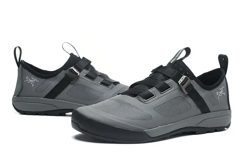 Imagem -03 - Arcteryx-sapato Antiderrapante para Caminhada Masculino Knoseal lt Fivela Elástico Casual Novo 2024