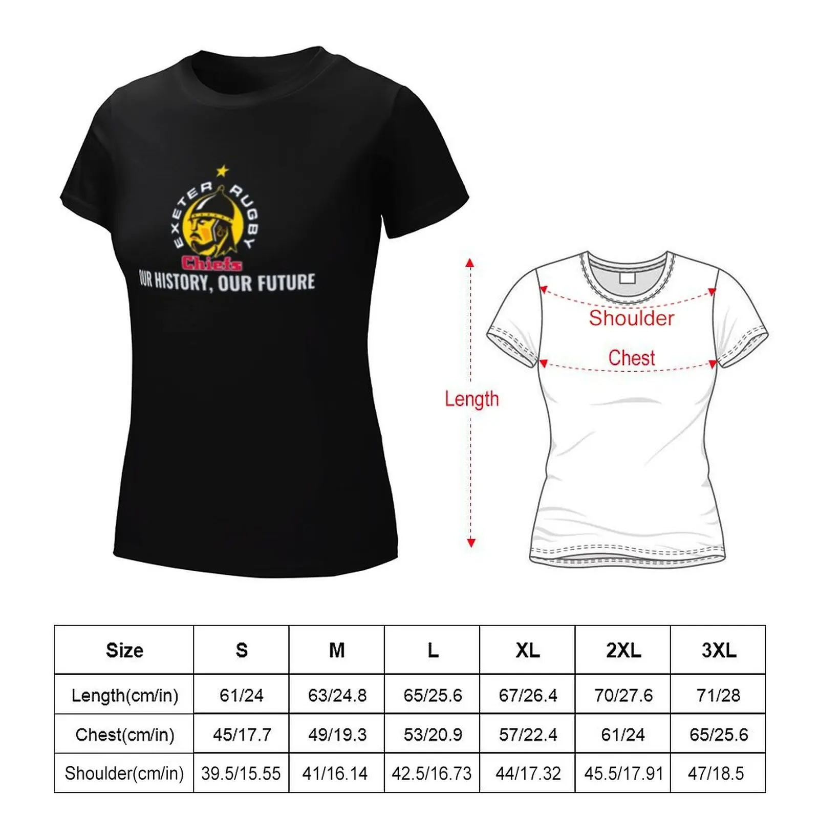 Exeter Chiefs rug T-shirt plus size tops lady clothes Aesthetic clothing summer clothes for Women