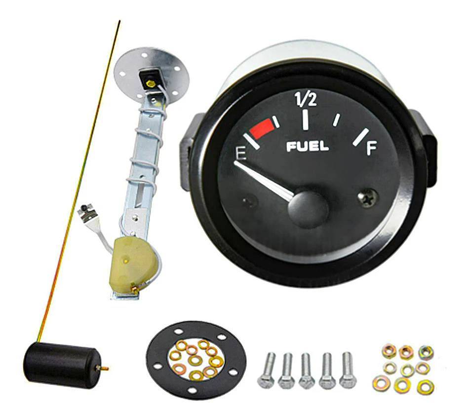 12V Car Auto Fuel Level Gauge E-1/2-F Pointer 2