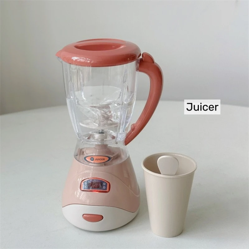 ของเล่นเครื่องใช้ไฟฟ้าขนาดเล็กสำหรับบ้านเด็กเล่น - เครื่องซักผ้าจำลอง เครื่องชงกาแฟ เครื่องทำขนมปัง และตู้กดน้ำในครัว