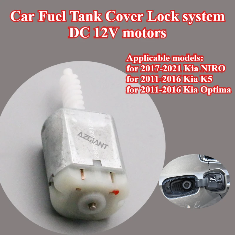 

AZGIANT 815902T000 for Kia NIRO 2017-2021 K5 Optima 2011-2016 Car Fuel Tank Cover Lock system DC motors 12V