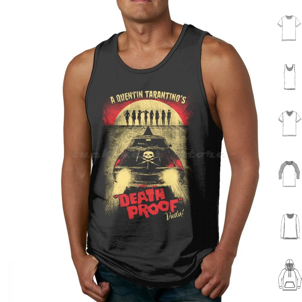 Death Proof Tank Tops Print Cotton Death Tarantino Proof Death Proof Quentin Tarantino Movie Quentin Mike Grindhouse Film