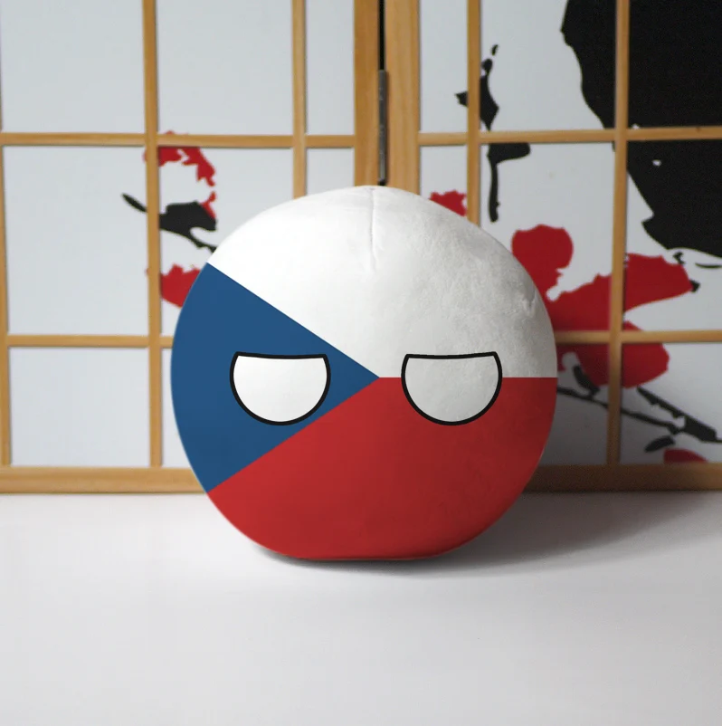 Polandball Plush Doll Pakistan‎ Dahomey Somalia Ethiopia Hungary Angola Austria Countryball Stuffed Pillow Pendant Cosplay Gift