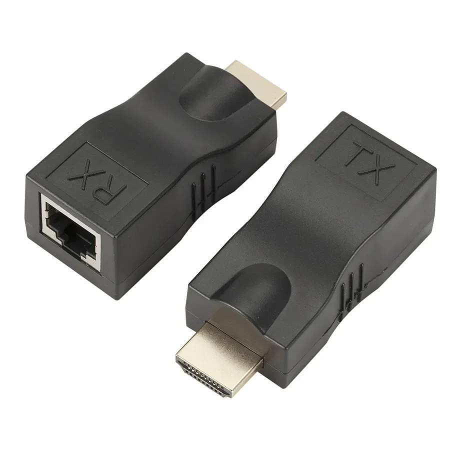 HDMI zu RJ45 Video-Extender 4K 1080P RJ45-Ports Netzwerk bis zu 30M HDMI-kompatibel zu RJ45 über CAT5e / 6 UTP LAN-Verlängerungskabel – Detail 13