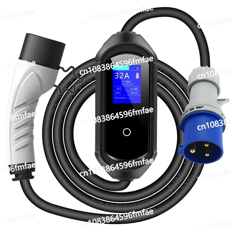 74KW Level 2 Portable Electric Vehicle Charger Cable