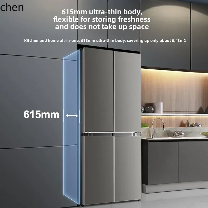 

double door large capacity air-cooled frost-free first-class energy efficiency household ultra-thin embedded refrigerator