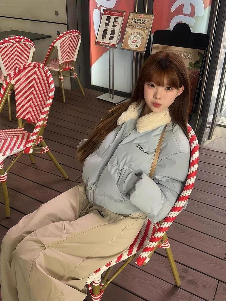 

Puffer Parkas Women Coat Womens Chinese Style Traditional Winter Cotton-Padded Thick Warm Hooded Long-Sleeved Fashion Casual Ins